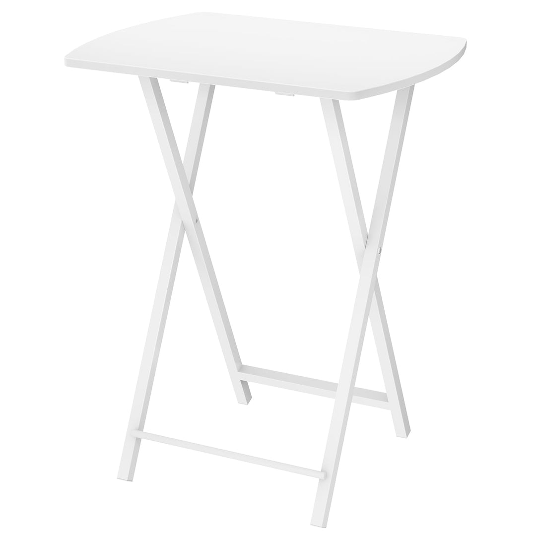 HOOBRO Beistelltisch Klappbar, Kleiner Sofatisch, Tablett Tisch, Kaffeetisch TV Tray im Industriesti
