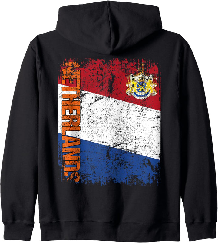 NIEDERLANDE Flagge | Damen Herren Kinder HOLLAND Kapuzenjacke