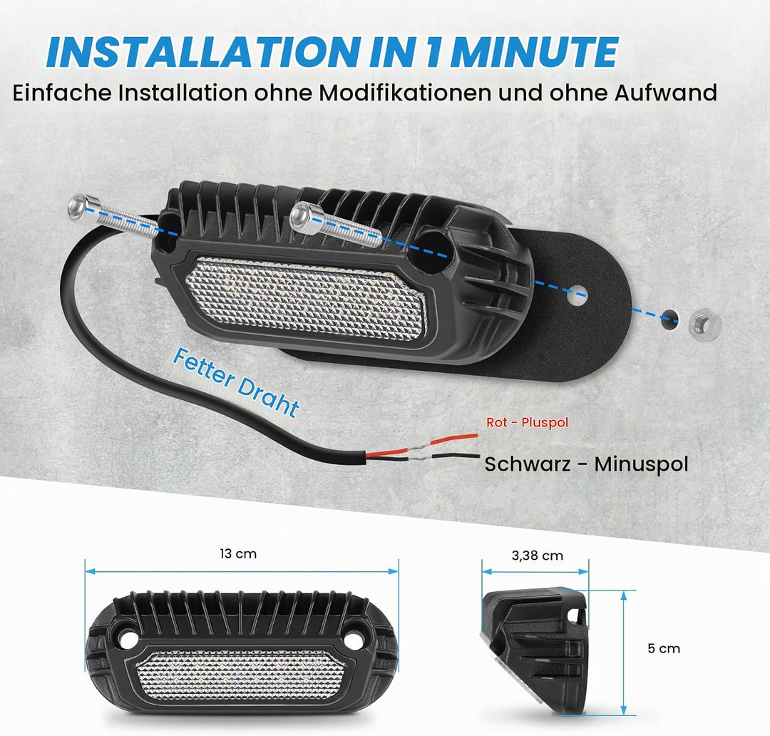 SUPAREE LED Wohnmobil Beleuchtung 12v aussen LED Wohnmobil Beleuchtung 12v 12 Volt Beleuchtung für W
