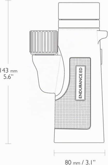 Hawke Endurance ED Monokular 10 x 42 mm, 10 x 42 mm