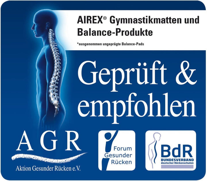 AIREX Matte Fitline 140 mit Ösen Gymnastik Matte Training Studio Workout aqua