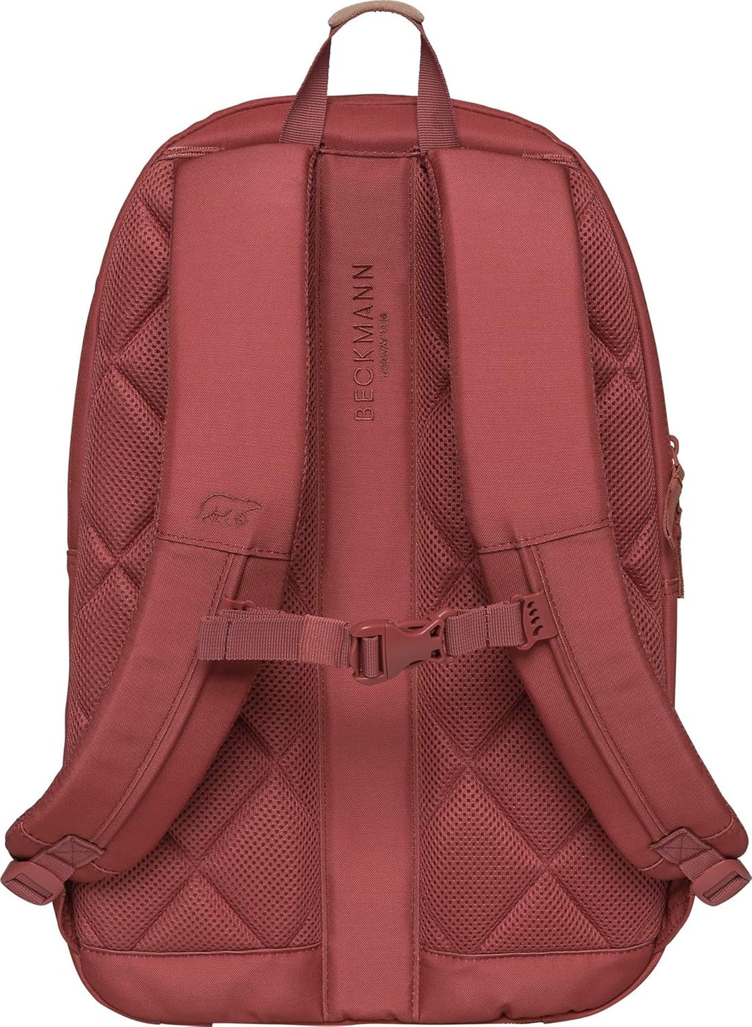 Beckmann, Rucksack Urban, für Schule Uni Arbeit Freizeit, mit extra Laptopraum, 30L, Autumn Red