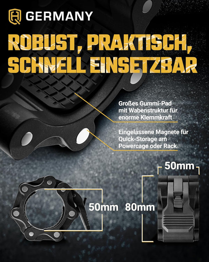 HQ Germany® Performance SZ Stange 50mm | 130cm, 10kg Stange +