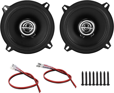 Leapiture 4-Wege-Autolautsprecher 400 Watt 4-Wege-4-Ohm-Breitband-Auto-Stereo-Lautsprecher mit Frequ