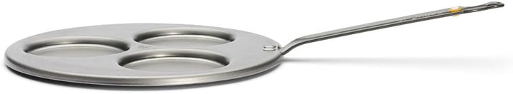 DE BUYER Blinis-Pfännchen, Edelstahl, Silber, 27 cm, 27 x 27 x 6 cm