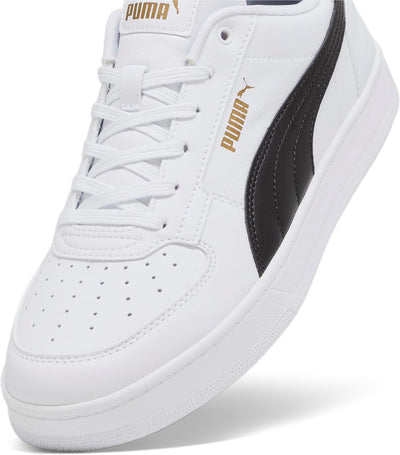 Puma Unisex's Caven 2.0 Sneaker 42.5 EU Puma White Puma Black Gold, 42.5 EU Puma White Puma Black Go