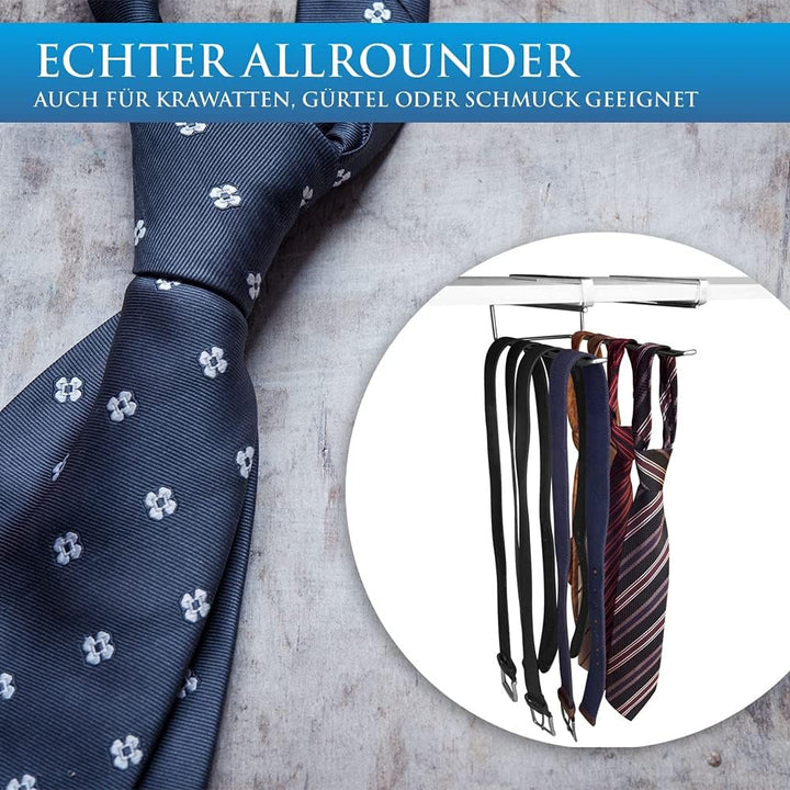Mister Mountain Küchen-Organizer - Premium Universal-Halterung aus Edelstahl ohne Bohren - Tassen-Ha