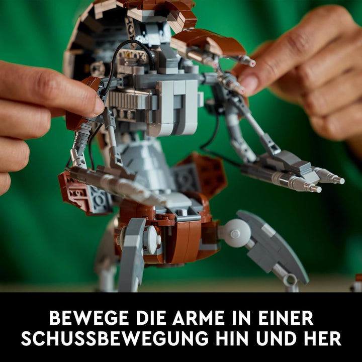 LEGO Star Wars Droideka Set, Droiden-Modellbausatz für Erwachsene, Deko für das Büro, Sammlerstück,