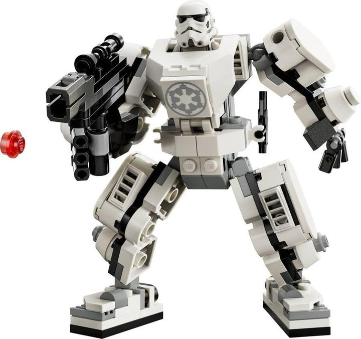 LEGO 75370 Star Wars Sturmtruppler Mech Set, Baubares Actionfigur-Modell mit Gelenkteilen, Minifigur