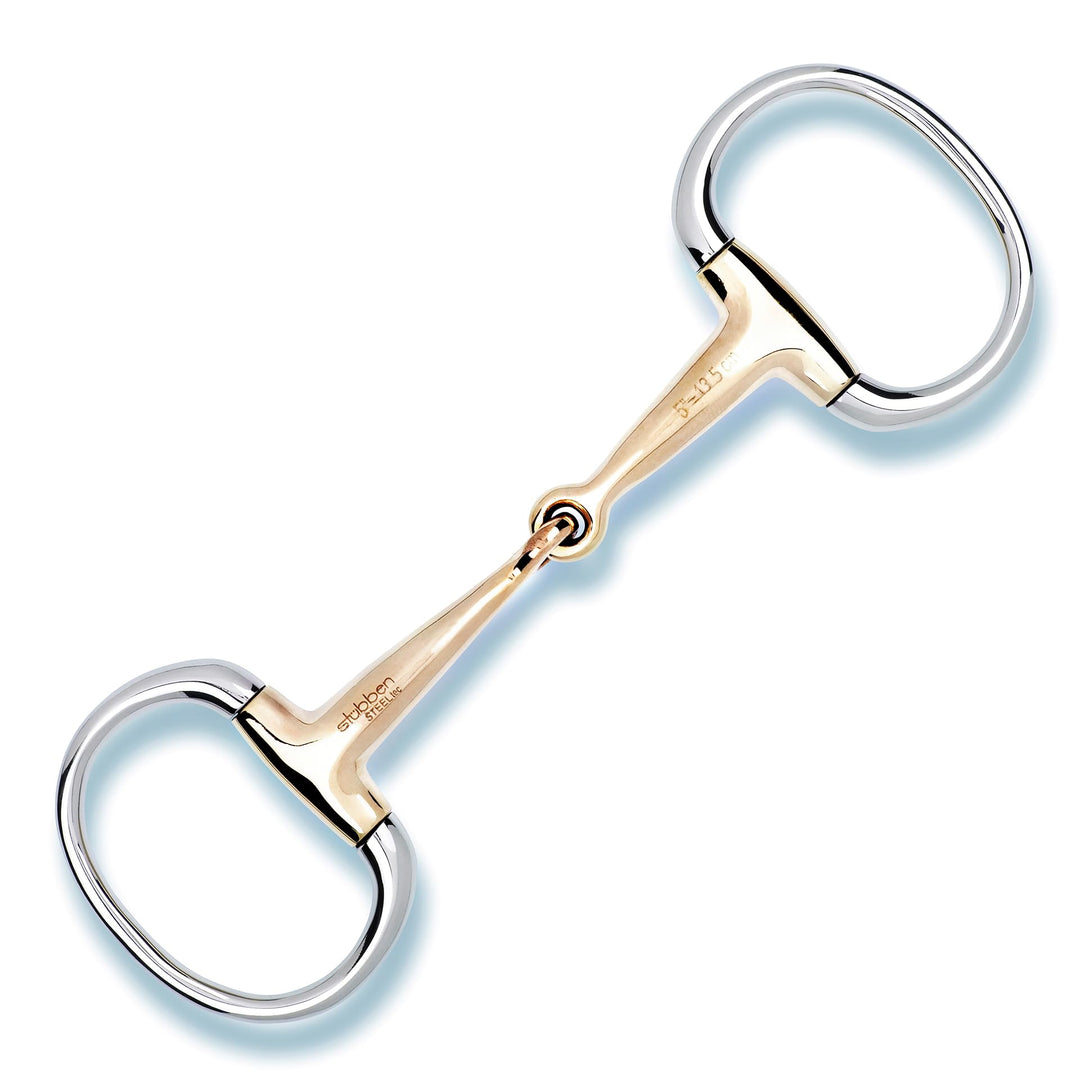 Stübben Gebiss 2236 Olivenkopftrense einfach gebrochen 13,5 cm - 16 mm - Sweet Copper, 13,5 cm - 16