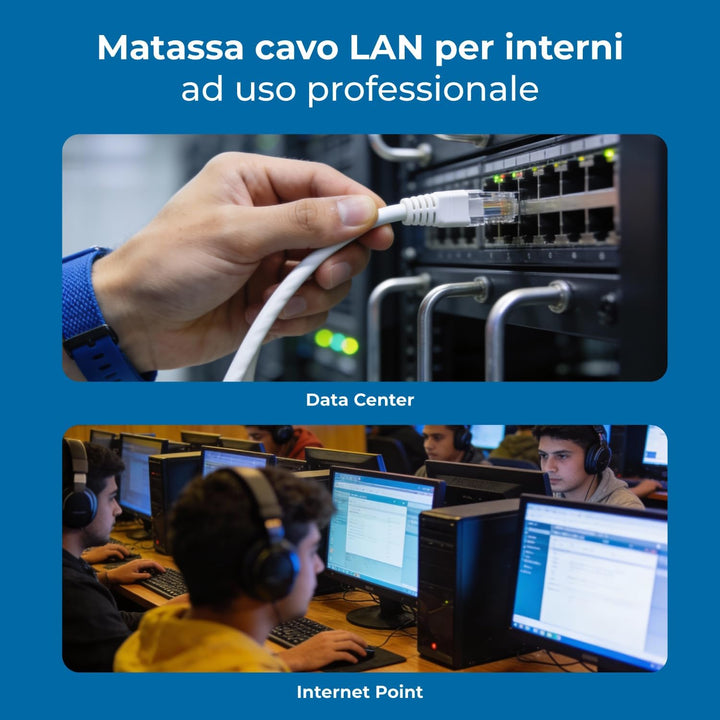Vultech SC13102 – 100 Strang LAN, 5e FTP, Weiss 100 metri Cat.5e FTP, 100 metri Cat.5e FTP