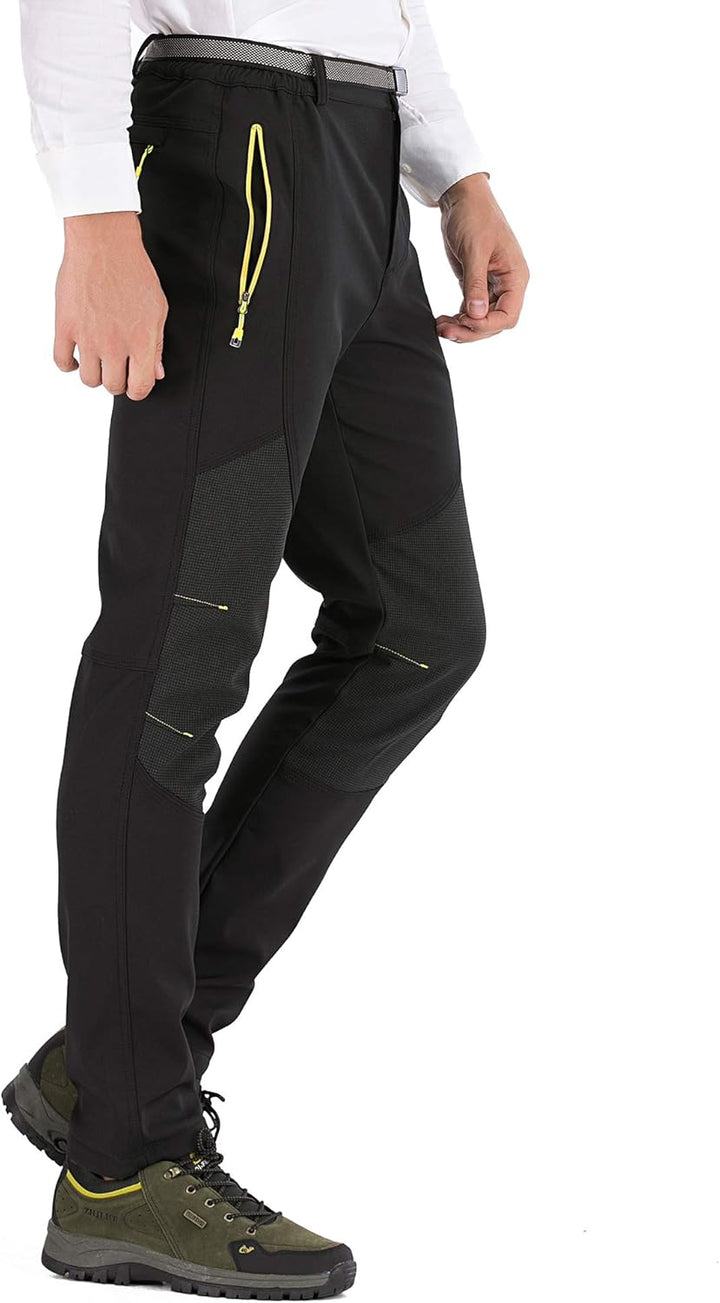 DAFENP Skihose, Wanderhose, Herren, wasserdicht, Arbeitshose, Winter, Berghose, Softshell, warm, gef