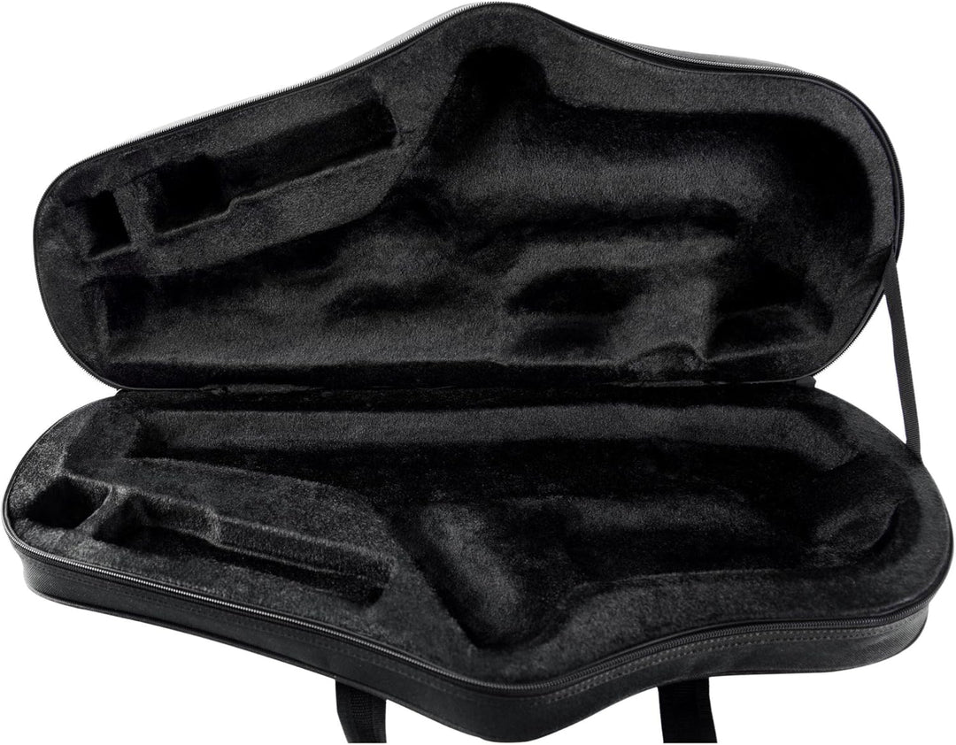 Classic Cantabile Leichtkoffer für Altsaxophon (Alt Saxophon Koffer, Lightcase, Softcase für Altsax,