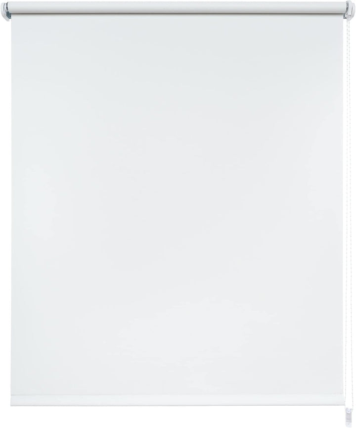 Liedeco® Rollo, Fenster Rollo, Kettenzug-Rollo / 122 x 180 cm (Breite x Höhe), weiss/Verdunkelnd, Ab