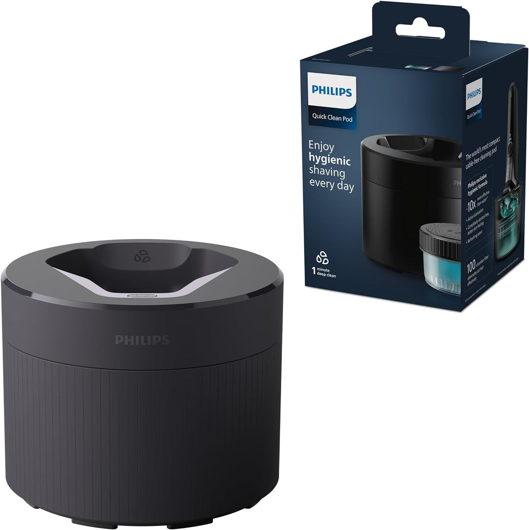 Philips Quick Clean Pod – Philips Reinigungsstation für Herren-Elektrorasierer der Serie 5000, 7000,