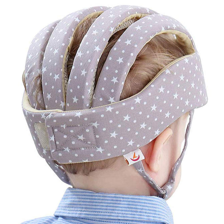 IULONEE Baby Helm Kleinkind Schutzhut Kleinkind Kopfschutz Baumwolle Hut Kleinkind Verstellbarer Sch