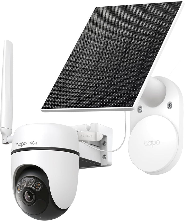 Tapo C615G KIT 4G LTE Überwachungskamera mit SIM-Kartenslot, 360° 2K-3MP Farbnachtsicht, kostenlose