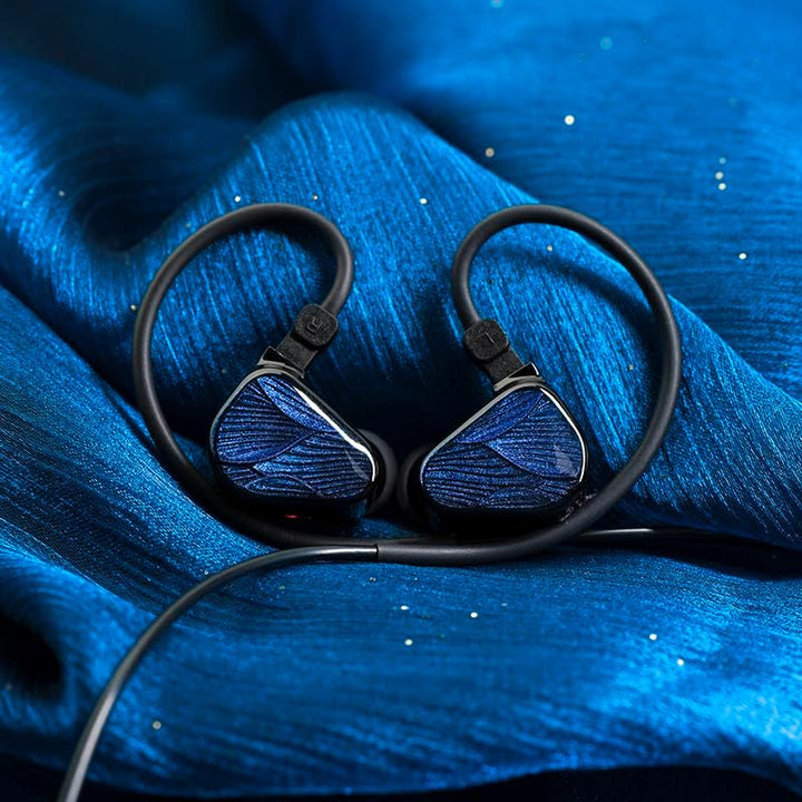 TRUTHEAR Crinacle Zero: Blue2 Dual Dynamic Drivers In-Ear-Kopfhörer mit abnehmbarem Kabel (3,5 mm +