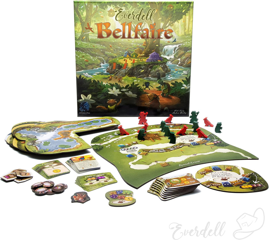 Starling Games STG2613 Zubehör, Grün Everdell: Bellfaire Erweiterung Einzelbett Board Game, Everdell