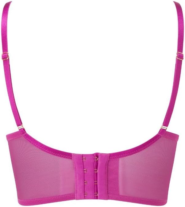 Gossard Damen Suspense Longline Plunge-BH 65F Fuchsia, 65F Fuchsia