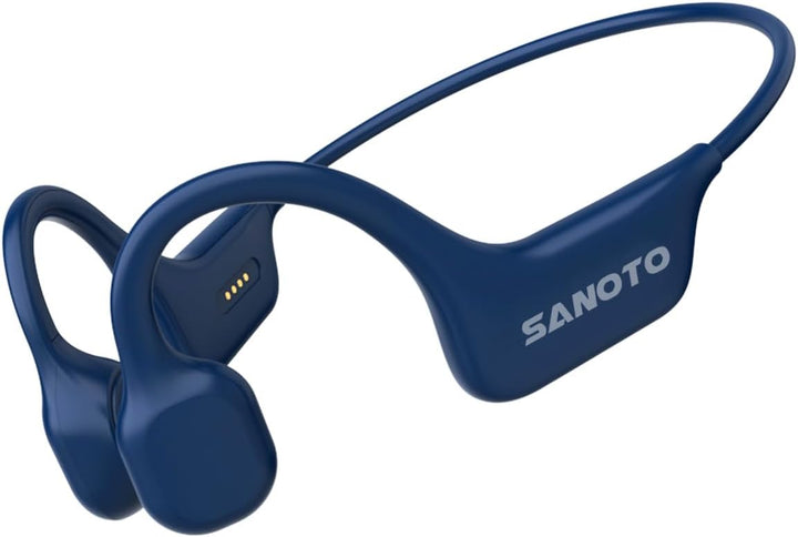 SANOTO Knochenschall Open Ear Kopfhörer Bluetooth 5.0 Sport Bone Conduction Kabellos IPX7 wasserdich