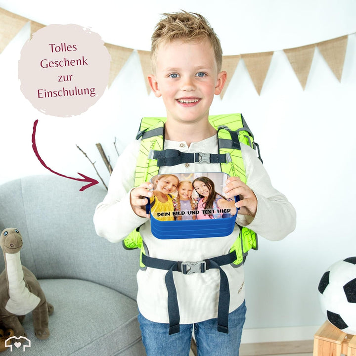 Kinder Bento Box Midi für Mepal Bentobox - Brotbox Dein Bild und Text I Custom Text und Foto Lunchbo