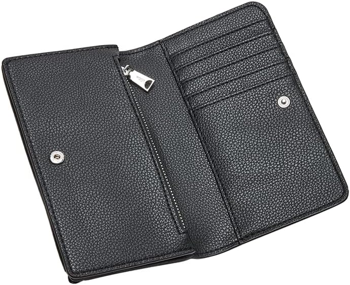 s.Oliver (Bags) Women's Portemonnaie Wallet MEDI, Grey/Black