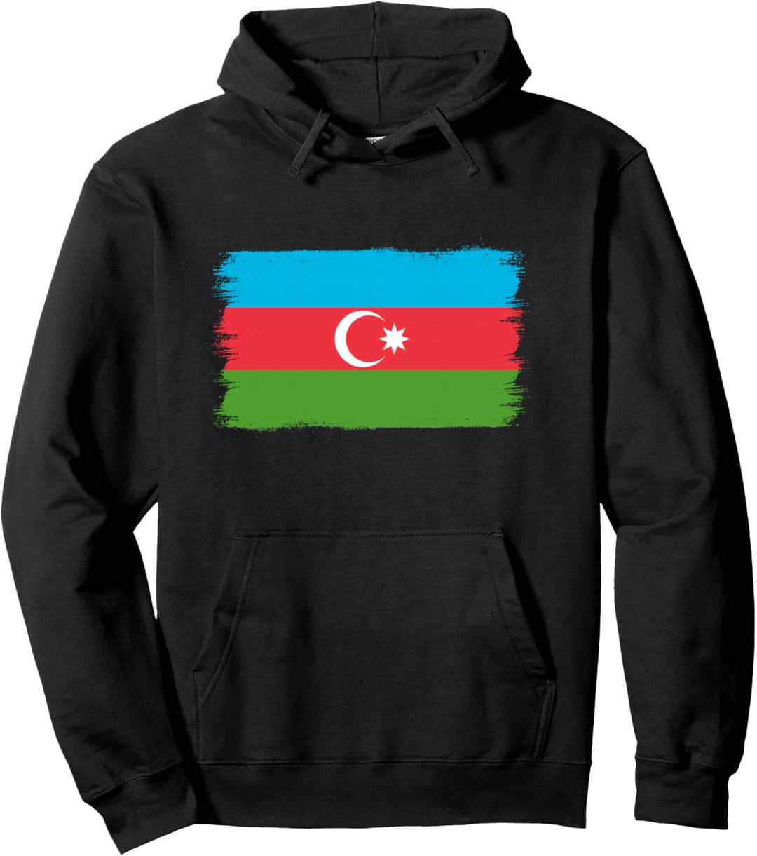 Aserbaidschanische Flagge Aserbaidschan Pullover Hoodie