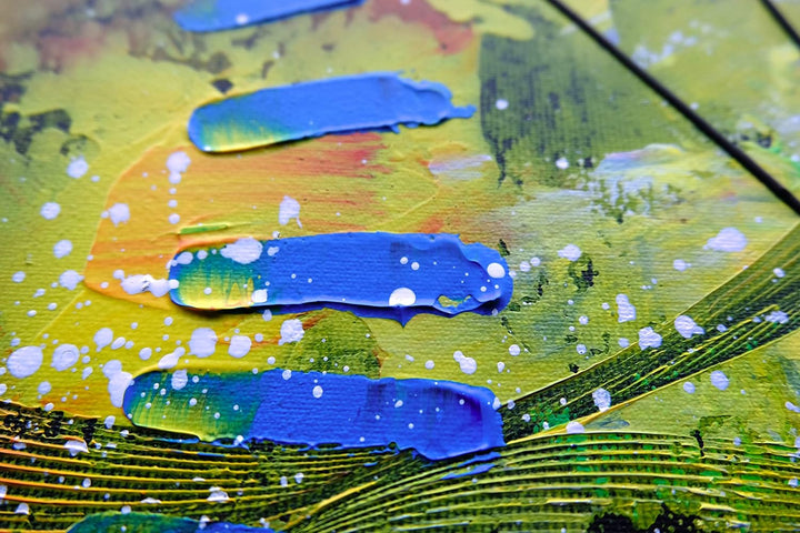 Monica Mirafiori I 100% HANDGEMALT I Gemälde Hoffnung 80x80cm | Gemälde Handgemalt | Acrylgemälde |
