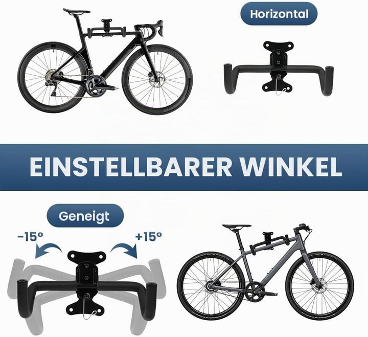 Fahrrad Wandhalterung Fahrradständer, Winkel und Wandabstand Einstellbar Fahrradhalterung Wand, Falt
