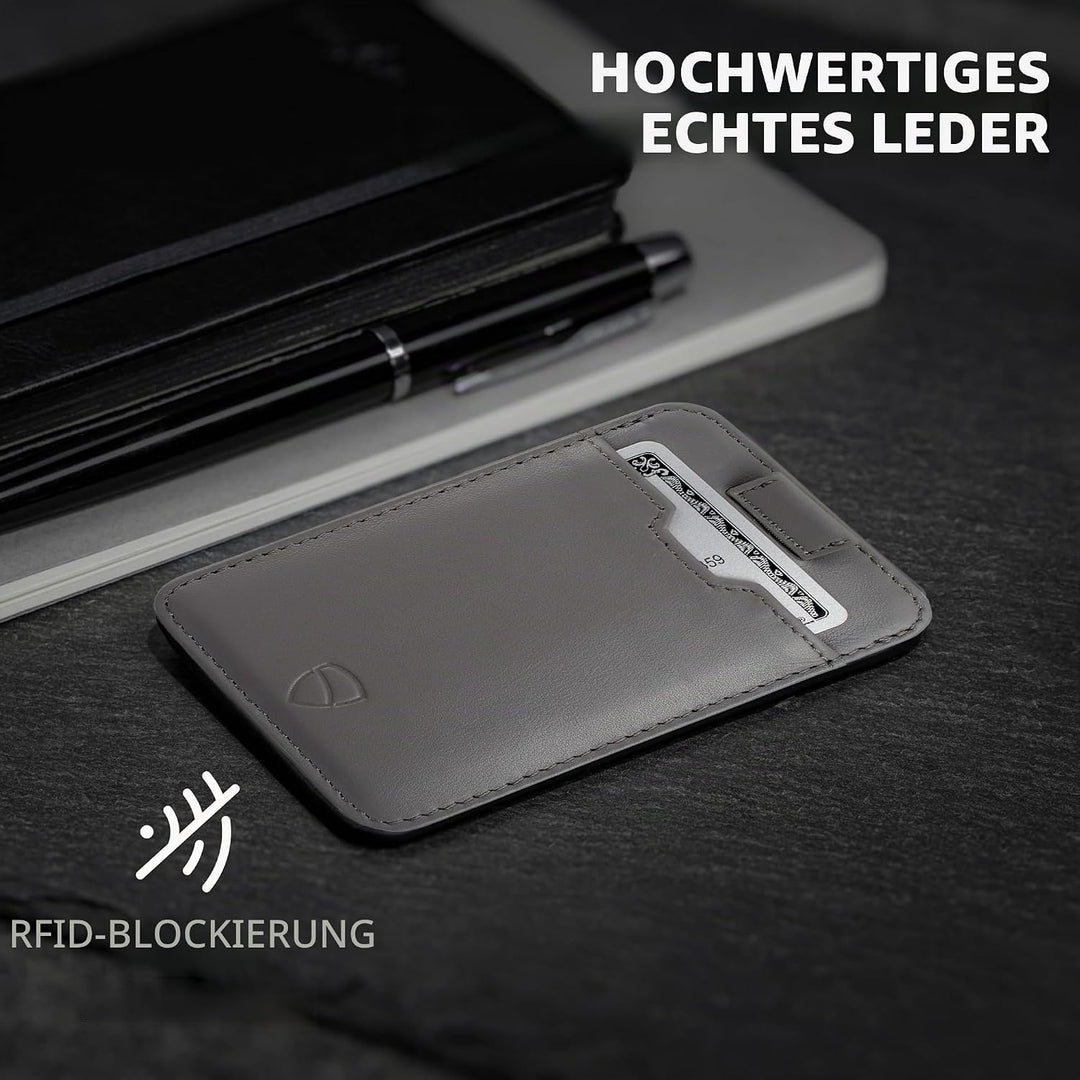 Vaultskin Chelsea Ultra-Slim Leder-Geldbörse für die Vordertasche - RFID-Blockierung für Männer mit