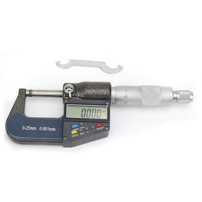 Elektronisches digitales Mikrometer für den Aussenbereich, 0-25 mm, hohe Präzision, Mikromessschiebe
