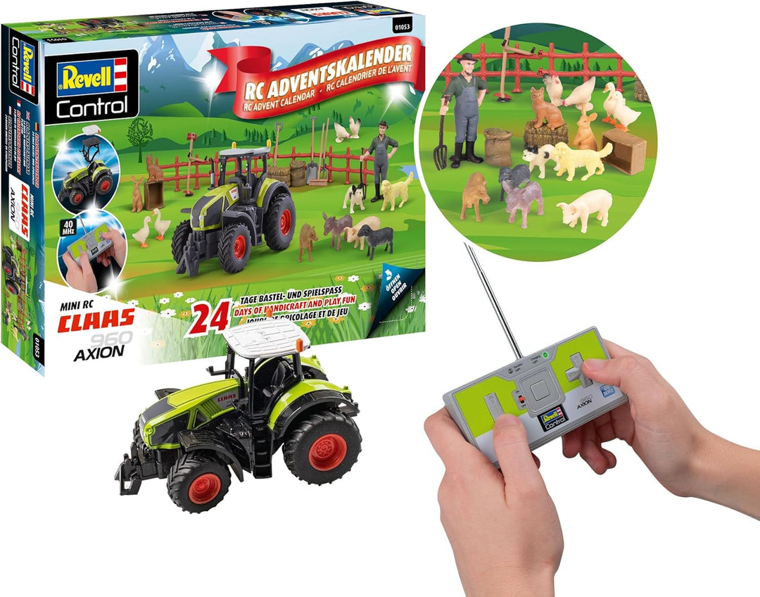 Revell Adventskalender RC Claas 960 Axio I Claas Traktor I Adventskalender zum Selbermachen I Weihna