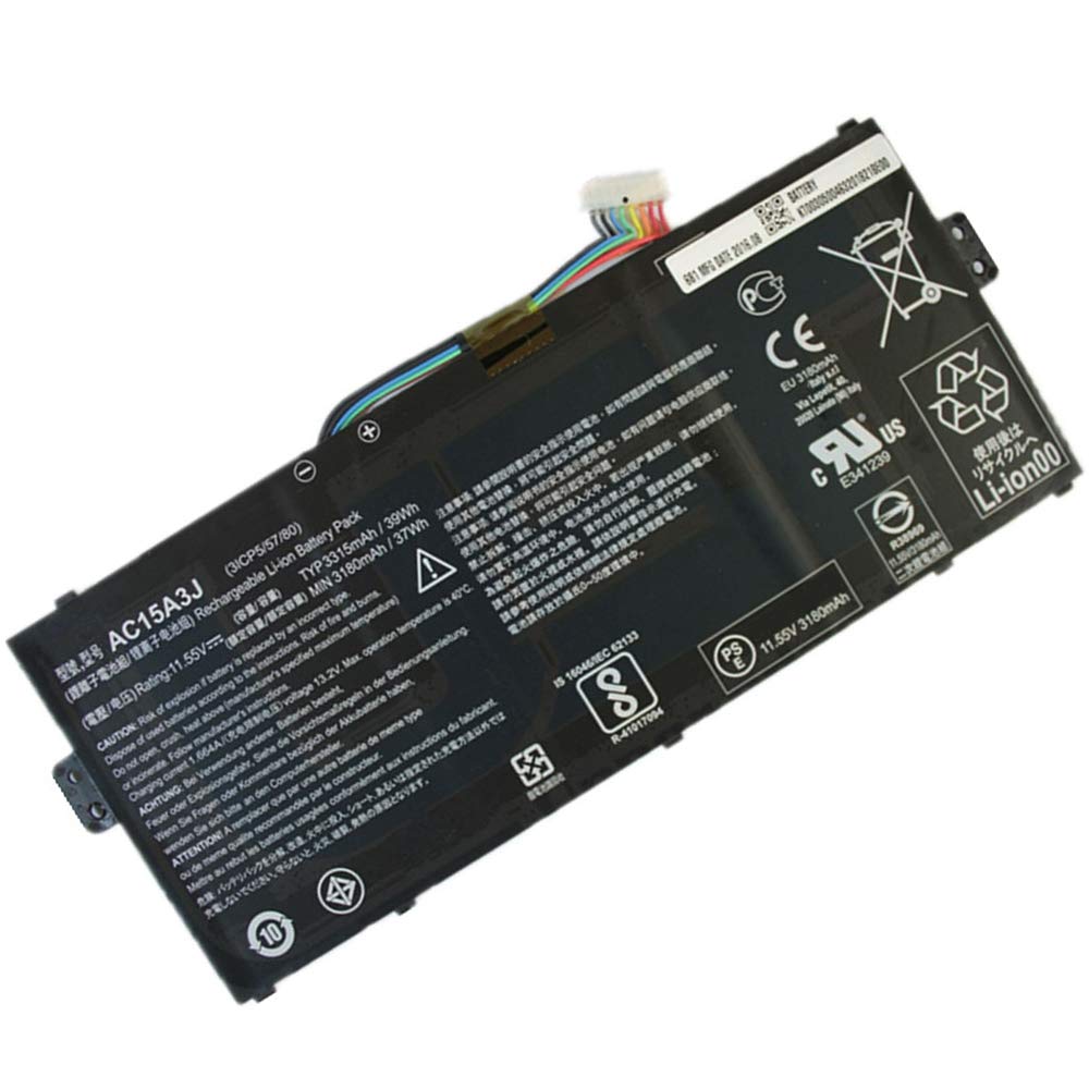 XITAIAN 10.8V 36Wh 3490mAh AC15A3J AC15A8J KT.00303.017 Ersatz Laptop Akku für ACER Chromebook 11 C7