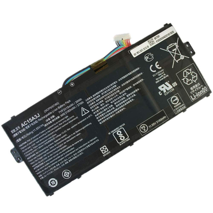 XITAIAN 10.8V 36Wh 3490mAh AC15A3J AC15A8J KT.00303.017 Ersatz Laptop Akku für ACER Chromebook 11 C7
