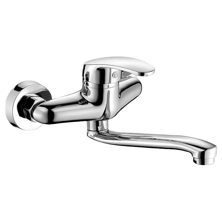 Wasserhahn Wandmontage, Küchenarmatur Wandmontage, 360° Drehbar Wasserhahn Küche Wandarmatur, Spülti