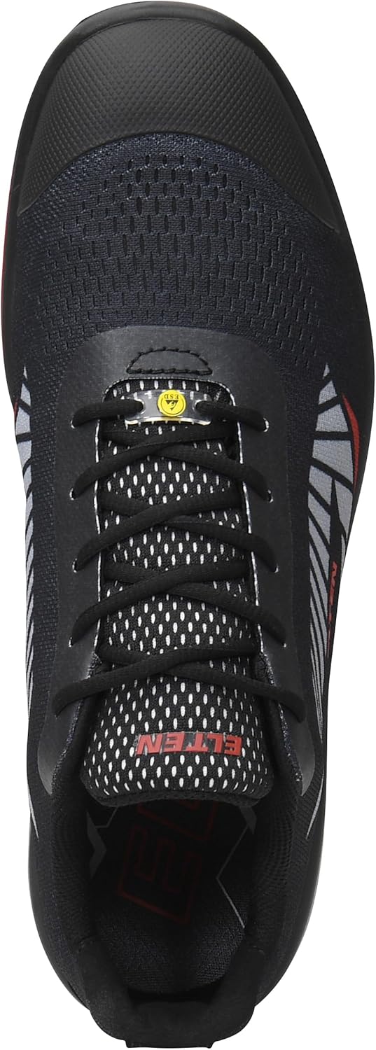 ELTEN Sicherheitsschuhe Larkin XXSports Black-Grey Low ESD S1P, Damen und Herren, Textil, Stahlkappe