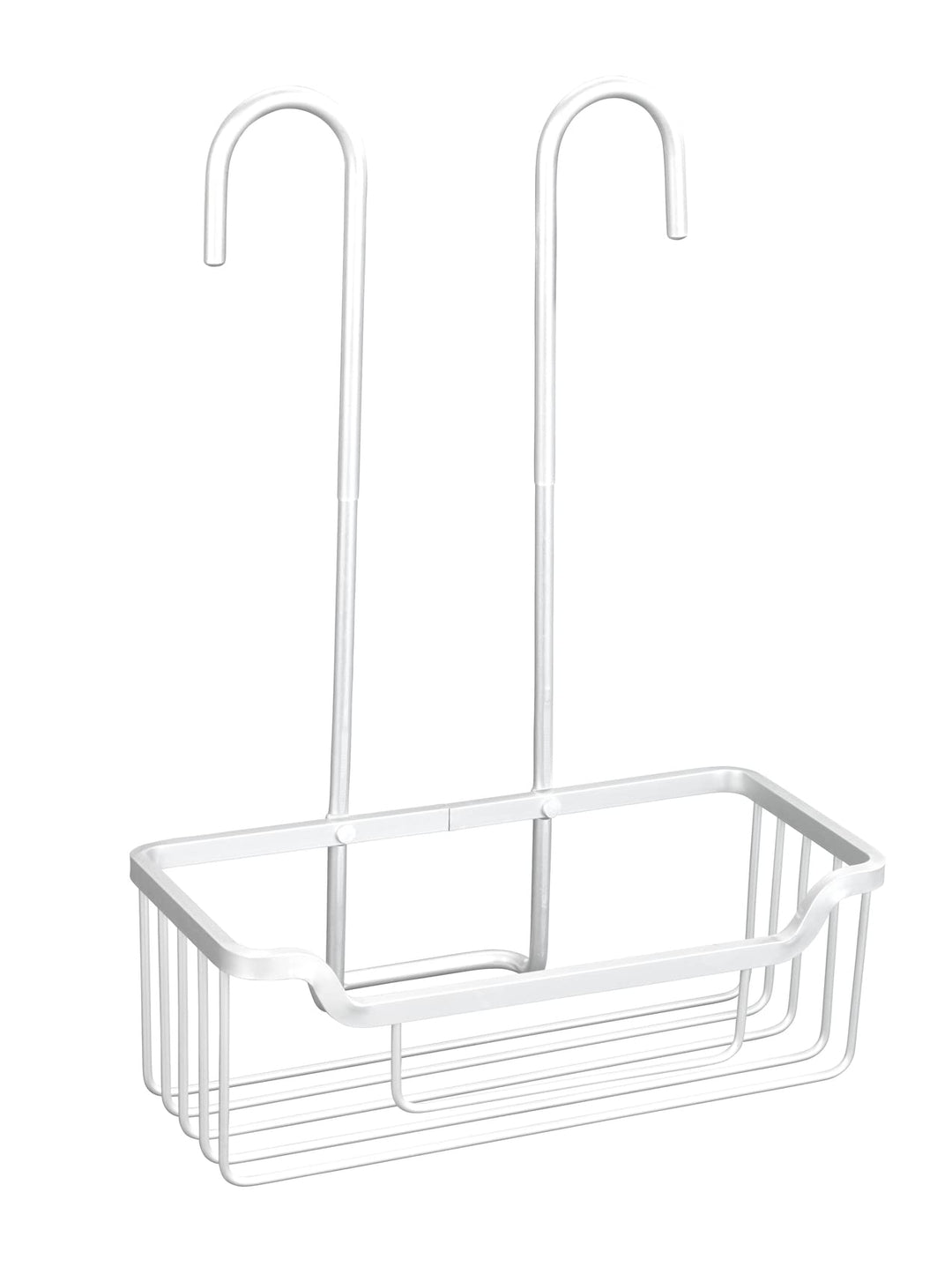 WENKO Thermostat-Dusch-Caddy Milo, Duschregal zum Hängen an die Armatur, Ablage aus Aluminium (rostf