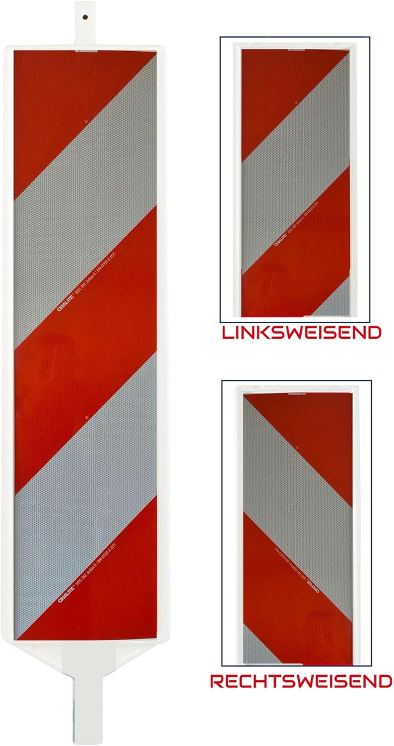 UvV-Reflex UVLB2010 - Sicherheitsbake, Leitbake, Warnbake mit Schraffenfolie - Folientyp Klasse RA2