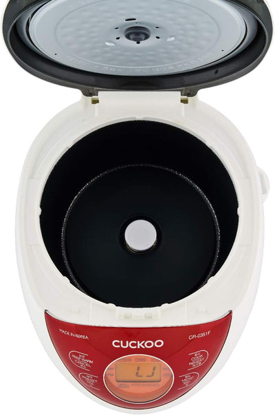 CUCKOO CR-0351F el. Reiskocher, Fuzzy Logic, 0,54l / 425W für 3 Personen