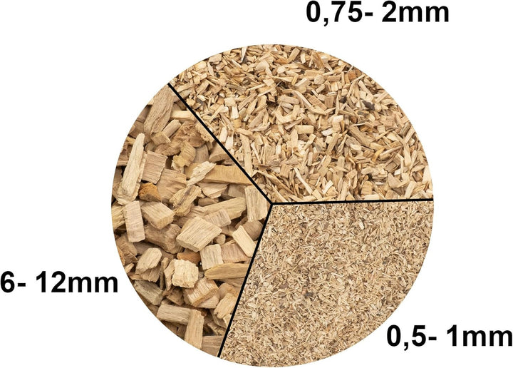Moritz 25kg Räucherspäne Buche grob 6-12 mm Räuchern I Kalträuchern von Fisch Fleisch Wurst Käse Gem