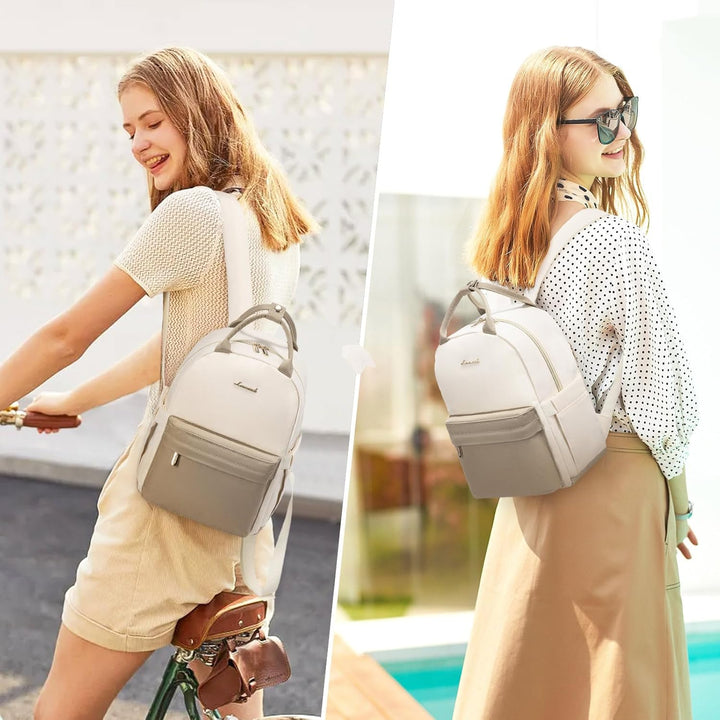LOVEVOOK Kleiner Rucksack Damen Klein Cityrucksack Handtasche 2 in 1 Wasserdicht Tagesrucksack Mini