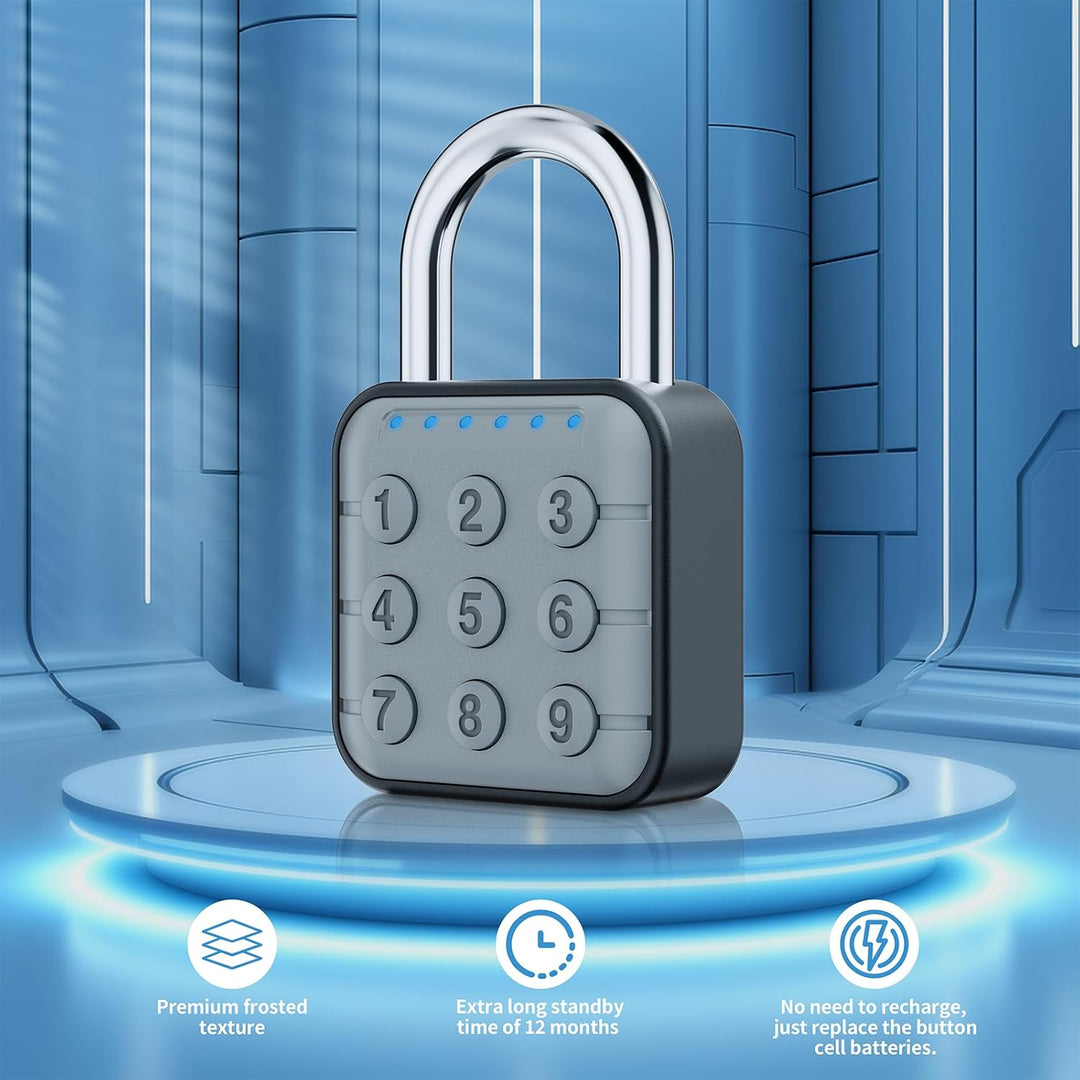 Zahlenschloss, Zahlenschloss für Spind, Schliessfachschloss &amp; Gym Locker Lock - Hohe Sicherheit, ein