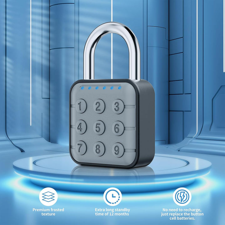 Zahlenschloss, Zahlenschloss für Spind, Schliessfachschloss &amp; Gym Locker Lock - Hohe Sicherheit, ein