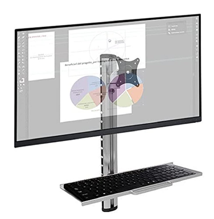 Techly ICA-PLW 01 Wandhalterung für Flachbildschirm 68,6 cm (27 Zoll) Silber