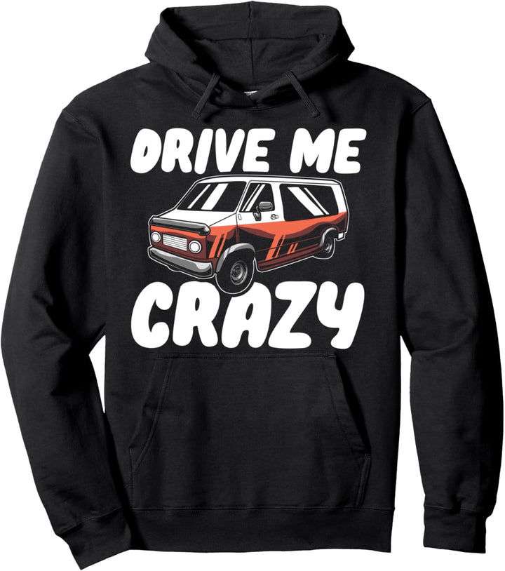 Wohnwagen Drive Me Crazy - Caravan Camper Wohnmobil Pullover Hoodie