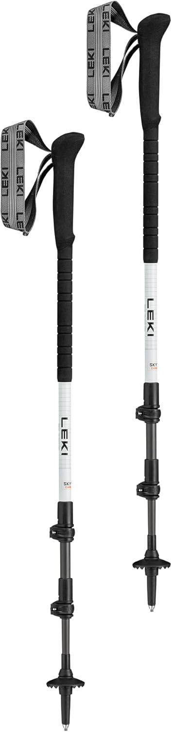 LEKI Skytera Carbon Lite white-black-neonorange 100 - 135 cm, white-black-neonorange 100 - 135 cm