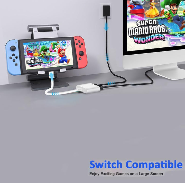 USB C auf HDMI Multiport Adapter für iPhone 15 MacBook Pro Air iPad Pro, Apple MFi zertifizierter Ty