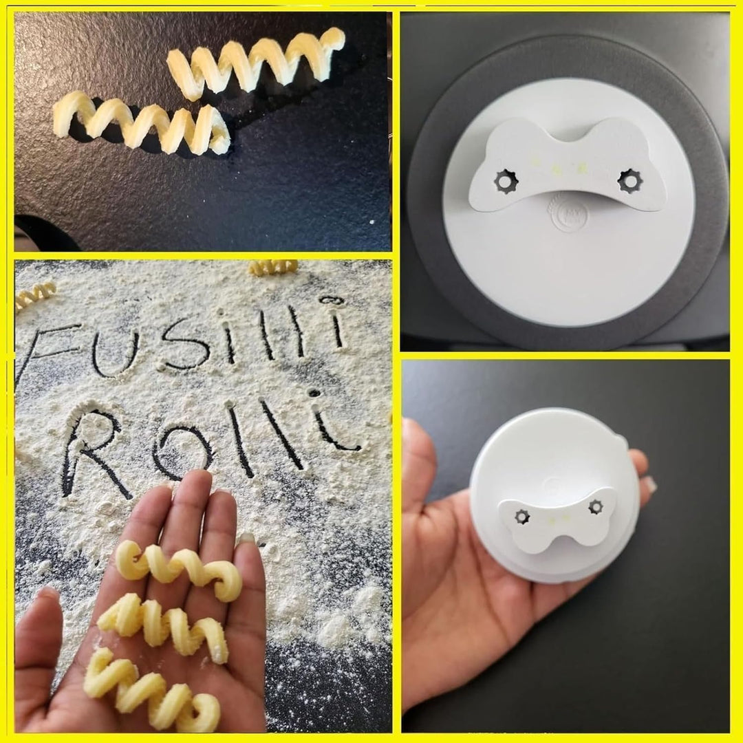 MY Pasta MY PASTA - Fusilli Rolli - Trulli - Zubehör für Pastamaker - Pasta Disc Kompatibel Mit Past