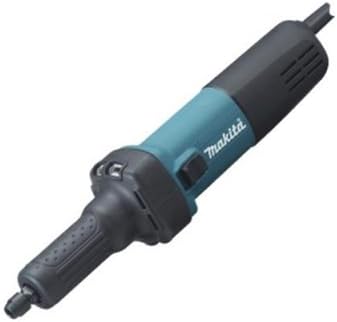 Makita GD0601 GD0601-Amoladora recta 400W 25.000 RPM 1.7 kg pinza 6 mm, Schwarz, Blau, Silber, 1/4_I